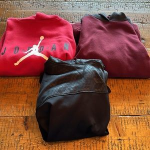 3 Youth Large Hoodies Lot